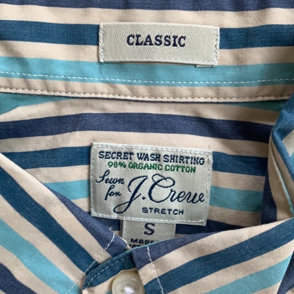 J. Crew Stretch Secret Wash poplin shirt - Picture 3 of 5